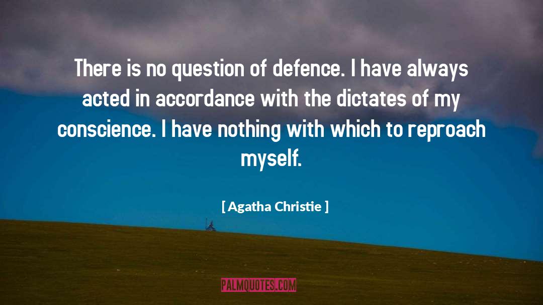 Self Defence quotes by Agatha Christie