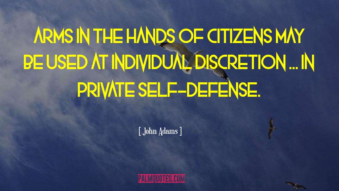 Self Defense quotes by John Adams