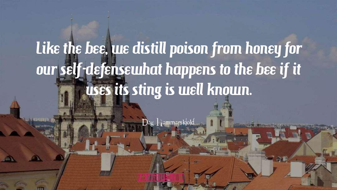 Self Defense quotes by Dag Hammarskjold
