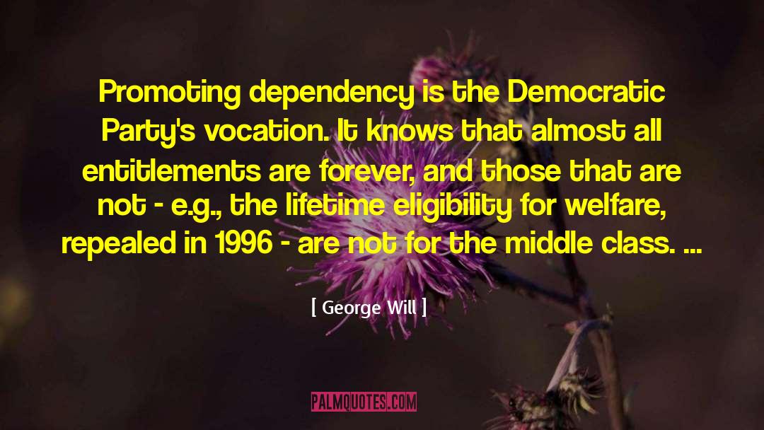 Self Dependency quotes by George Will