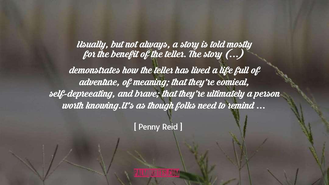 Self Deprecating Humor quotes by Penny Reid