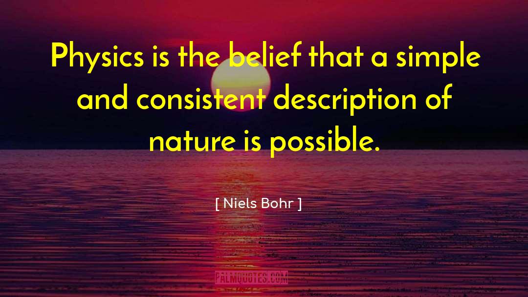 Self Description quotes by Niels Bohr