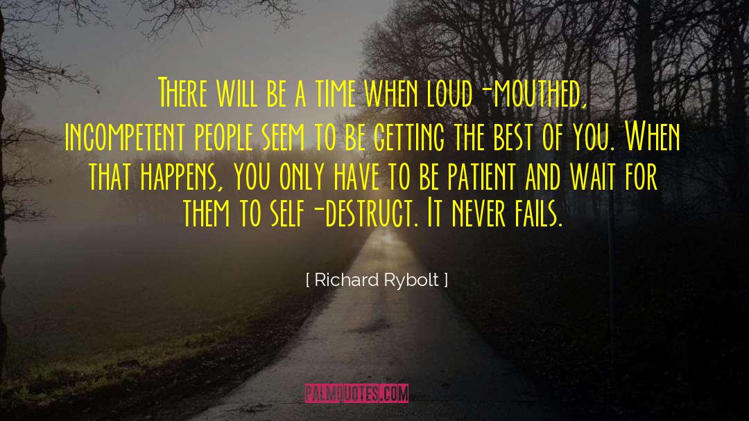 Self Destruct quotes by Richard Rybolt