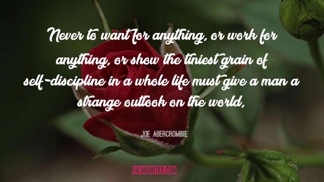 Self Discipline quotes by Joe Abercrombie