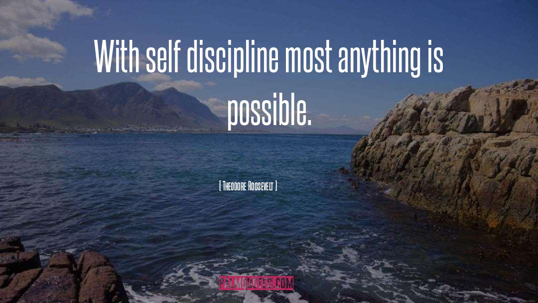 Self Discipline quotes by Theodore Roosevelt