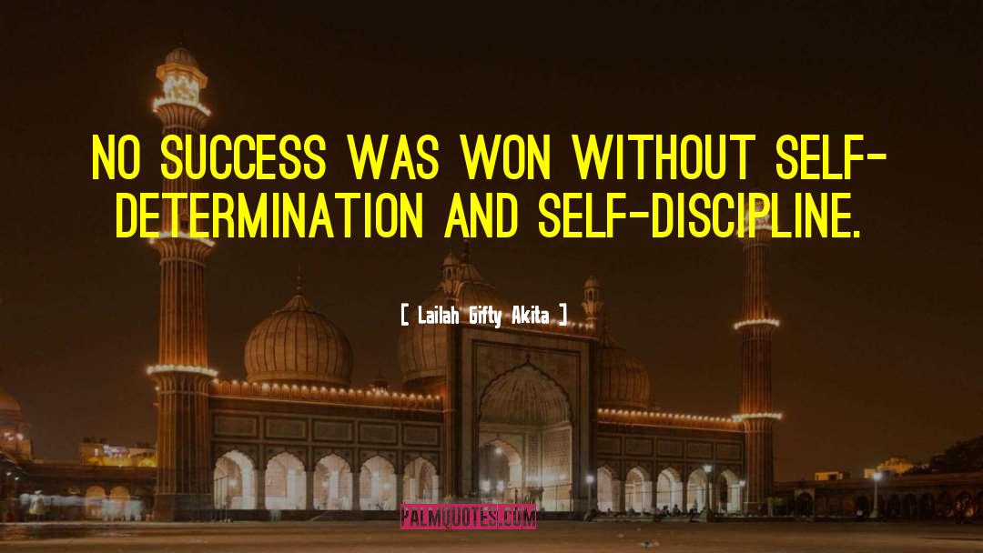 Self Discipline quotes by Lailah Gifty Akita