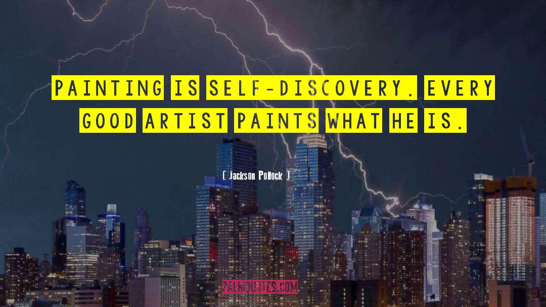 Self Discovery Journey quotes by Jackson Pollock
