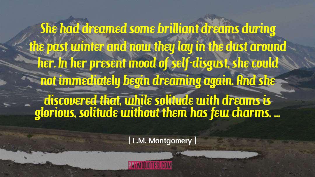 Self Disgust quotes by L.M. Montgomery