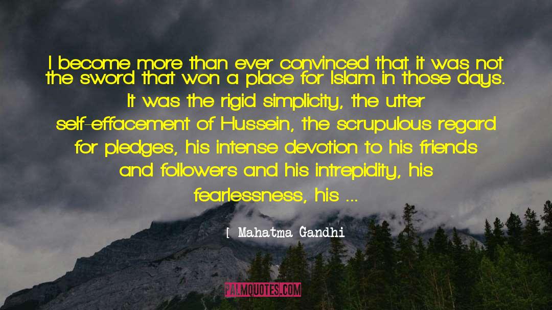 Self Effacement quotes by Mahatma Gandhi