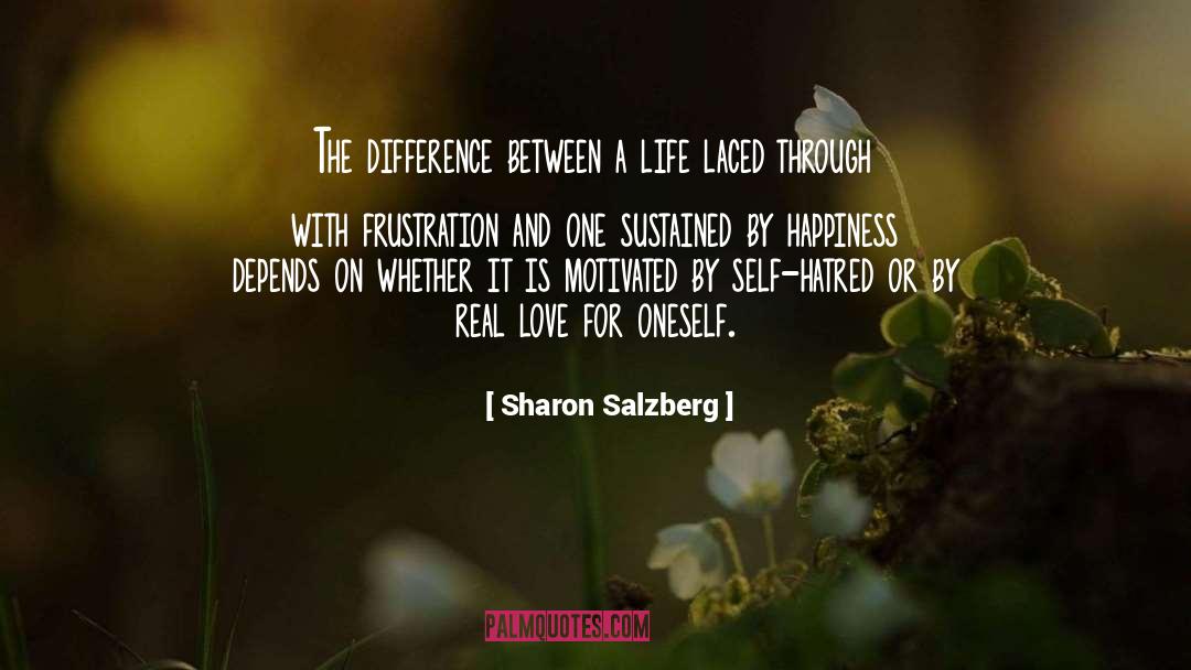 Self Esteem Issues quotes by Sharon Salzberg