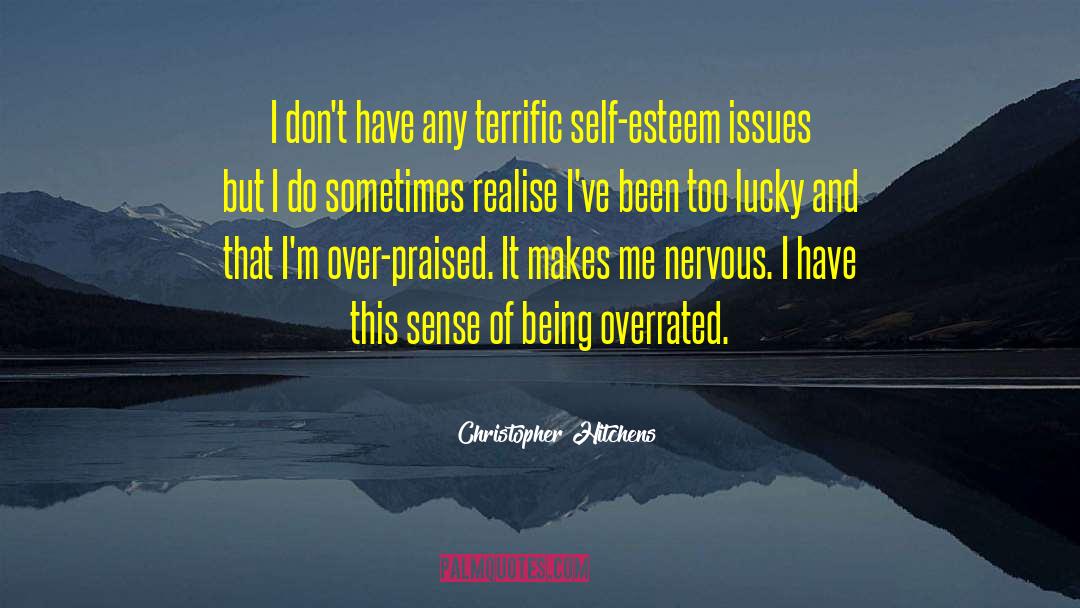 Self Esteem Issues quotes by Christopher Hitchens