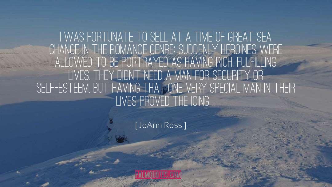 Self Esteem quotes by JoAnn Ross