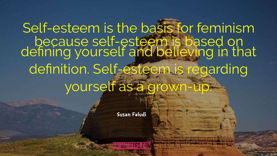 Self Esteem Uniqueness quotes by Susan Faludi