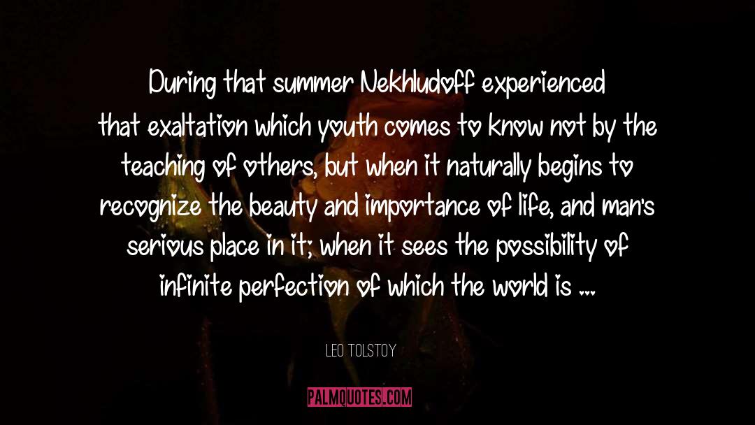 Self Exaltation quotes by Leo Tolstoy