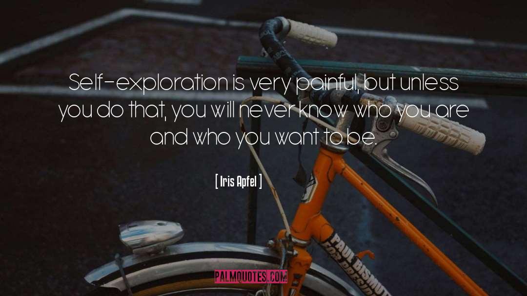 Self Exploration quotes by Iris Apfel