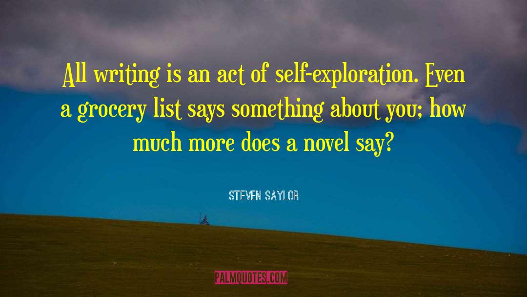 Self Exploration quotes by Steven Saylor