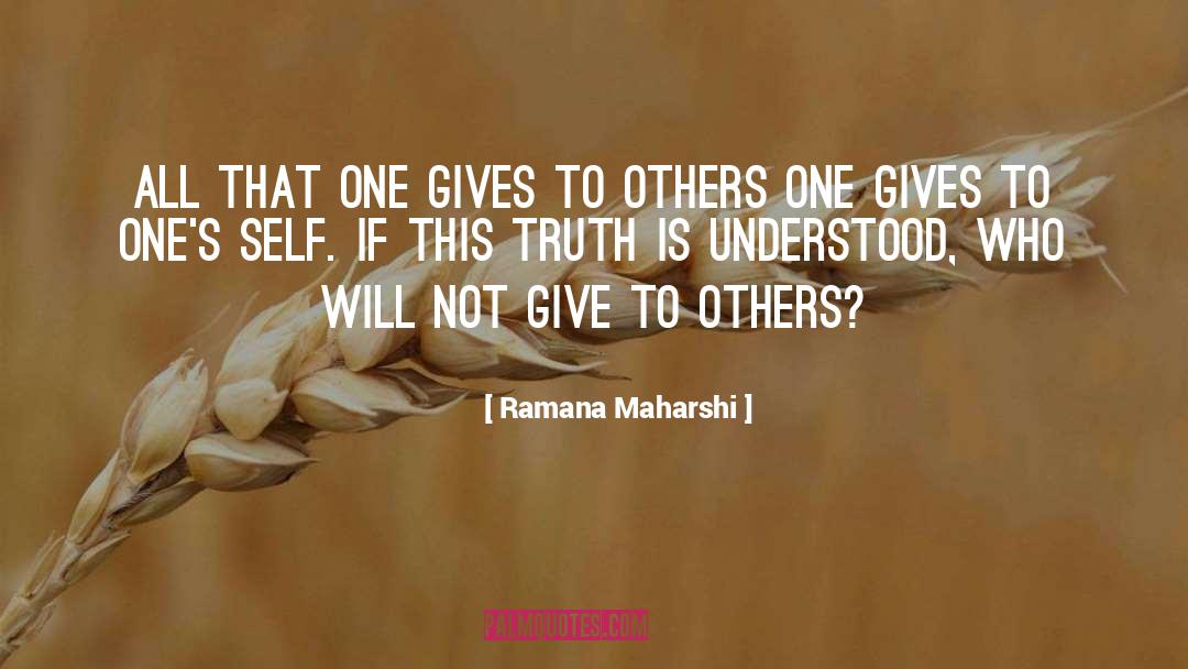 Self Giving quotes by Ramana Maharshi