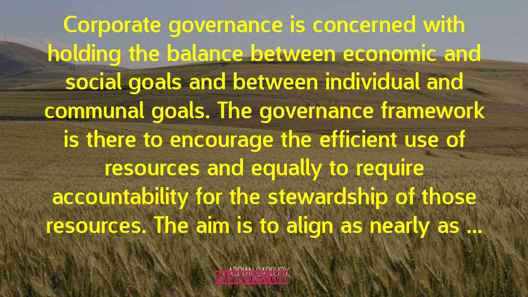 Self Governance quotes by Adrian Cadbury