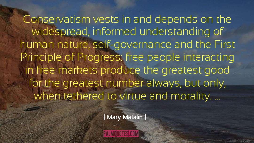 Self Governance quotes by Mary Matalin