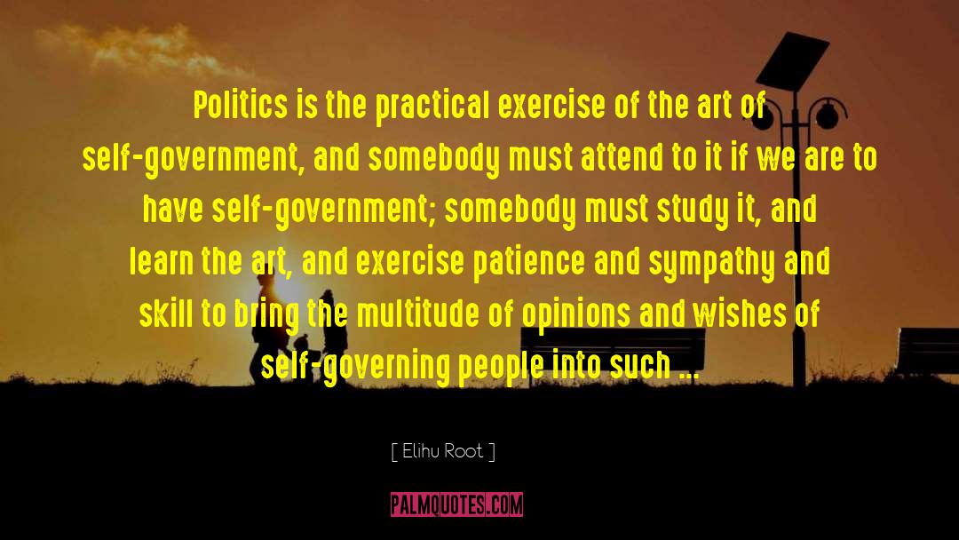 Self Governing quotes by Elihu Root