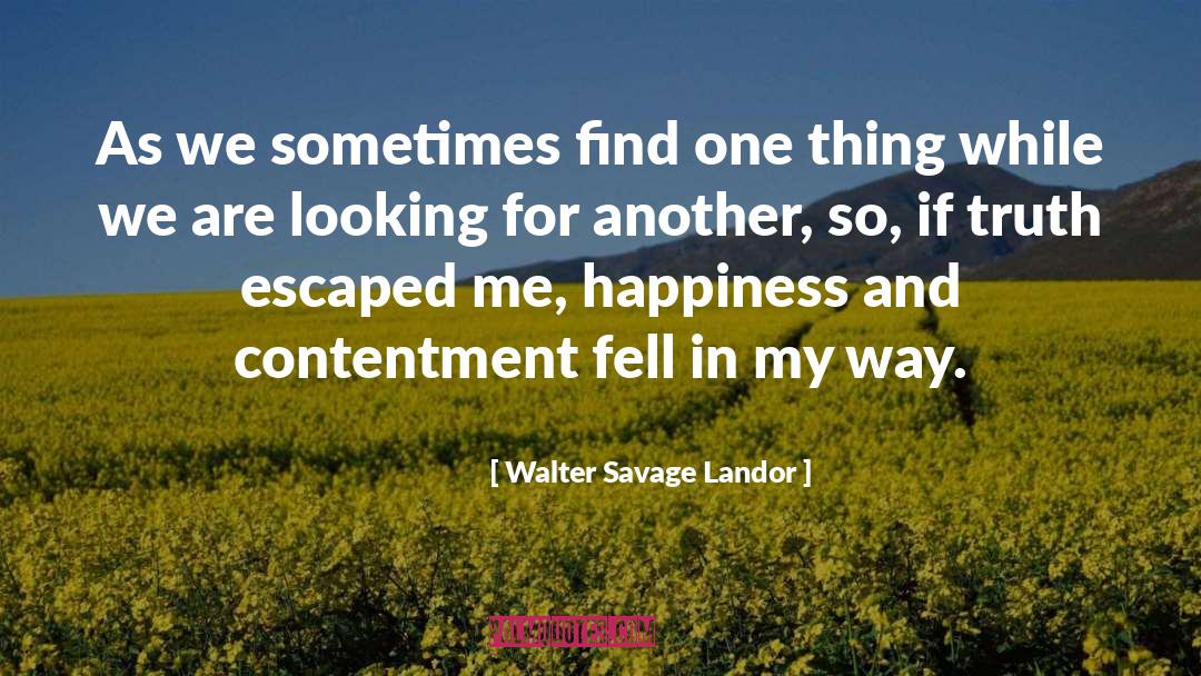 Self Happiness quotes by Walter Savage Landor