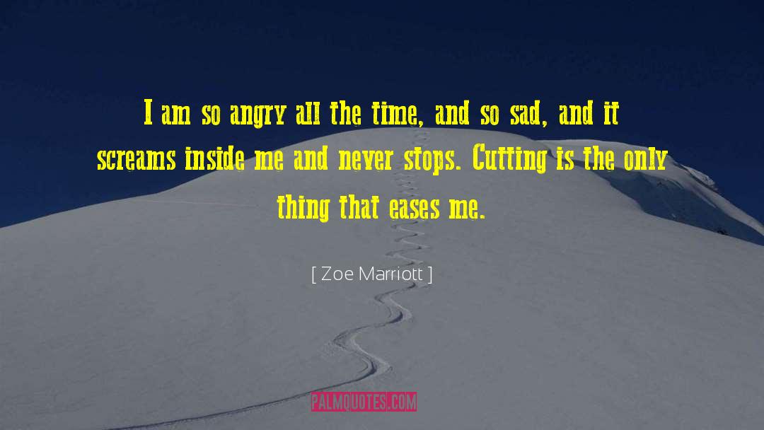 Self Harm quotes by Zoe Marriott