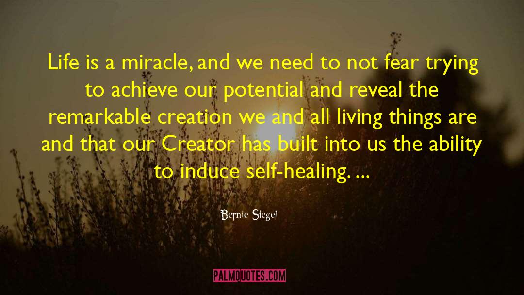 Self Healing quotes by Bernie Siegel