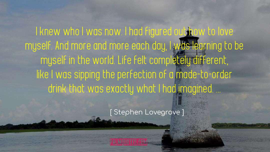 Self Help Book quotes by Stephen Lovegrove