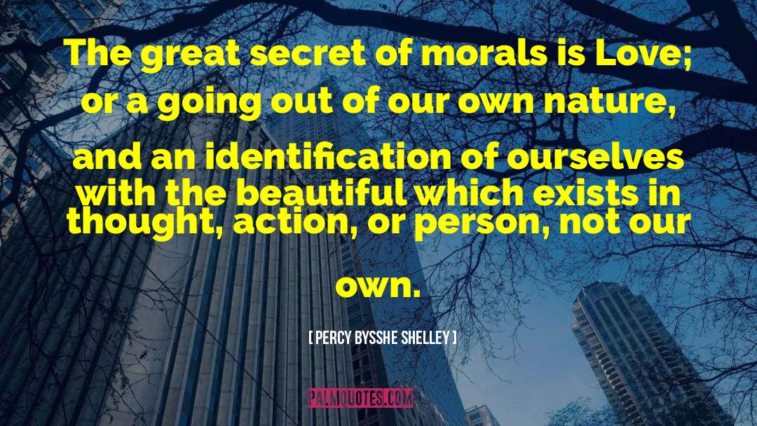 Self Identification quotes by Percy Bysshe Shelley