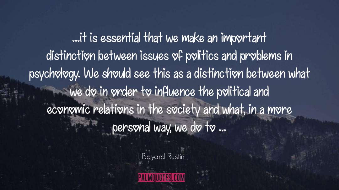 Self Identity Crisis quotes by Bayard Rustin