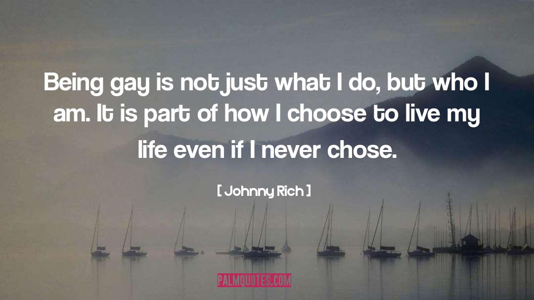Self Identity quotes by Johnny Rich