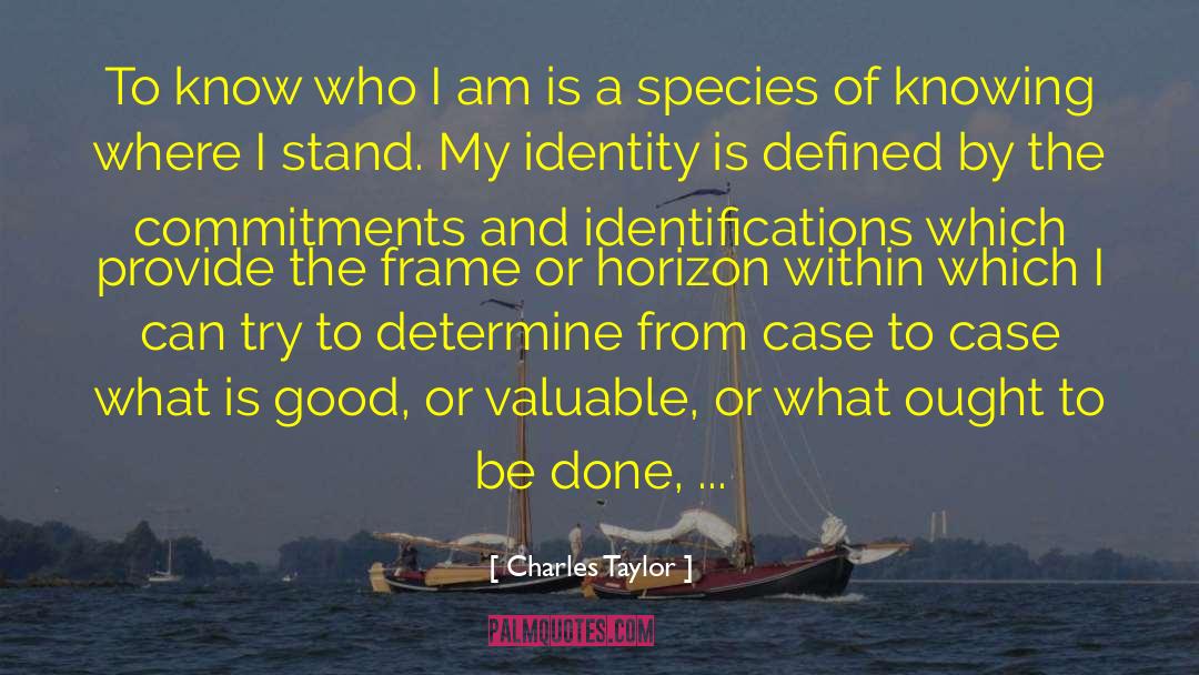 Self Identity quotes by Charles Taylor