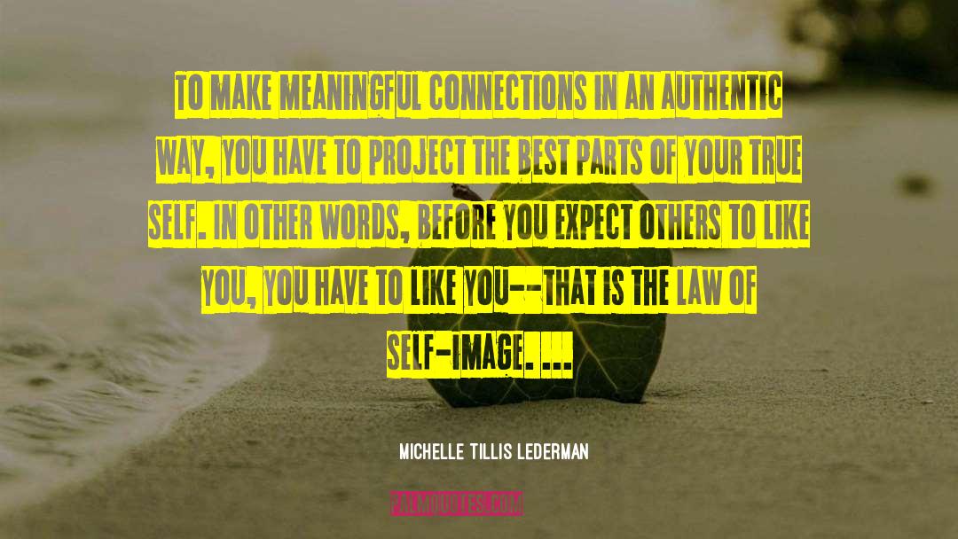 Self Image quotes by Michelle Tillis Lederman