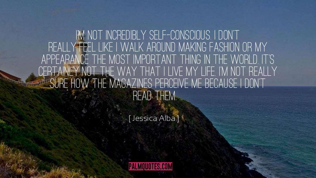 Self Important quotes by Jessica Alba