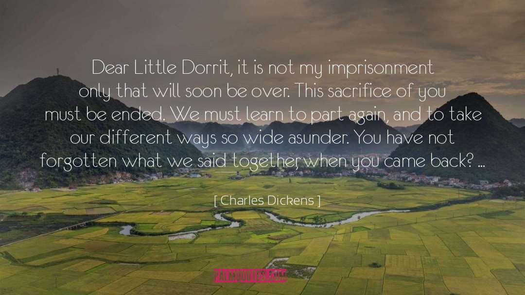 Self Imprisonment quotes by Charles Dickens