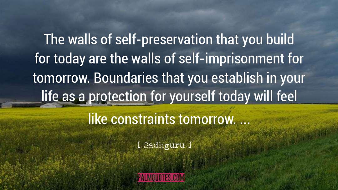 Self Imprisonment quotes by Sadhguru