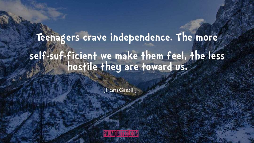 Self Independence quotes by Haim Ginott