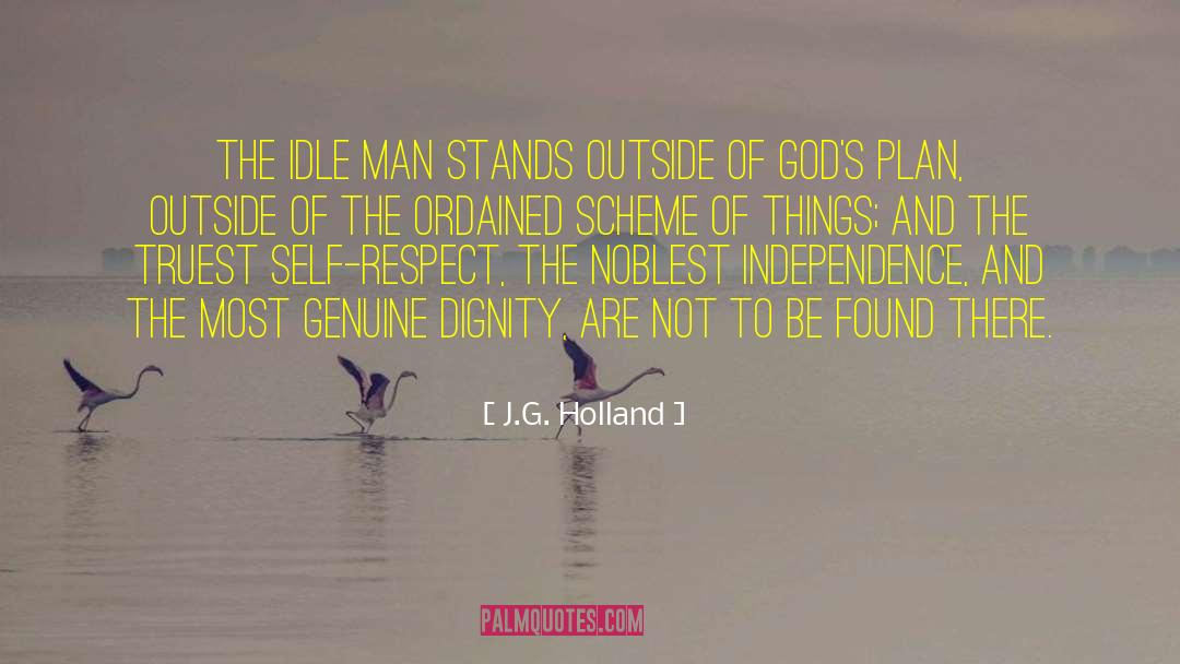 Self Independence quotes by J.G. Holland
