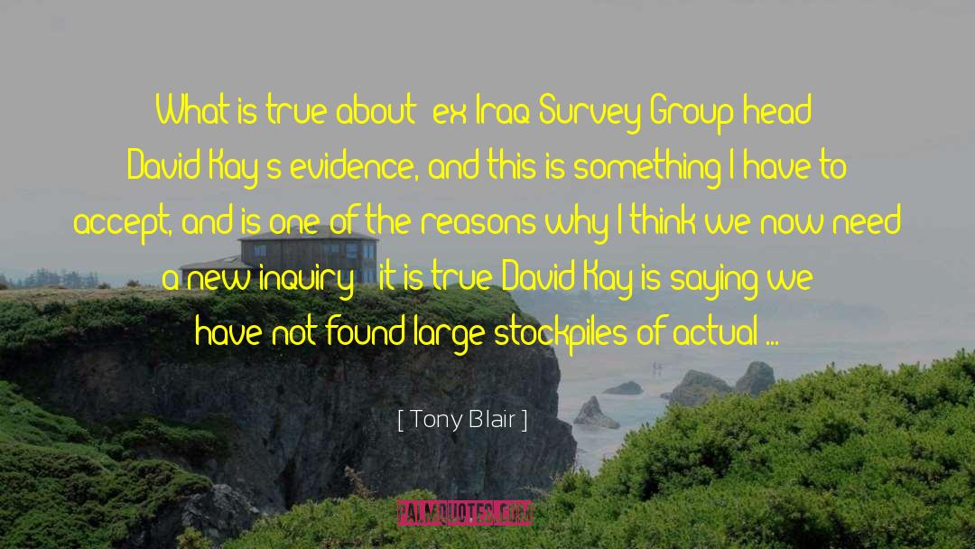 Self Inquiry quotes by Tony Blair