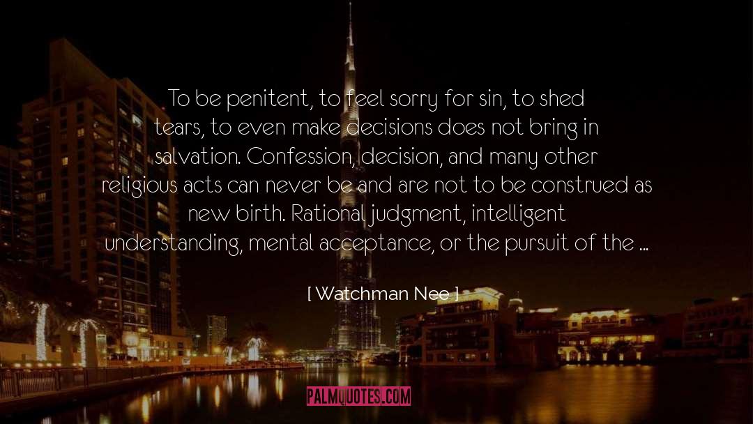 Self Judgment quotes by Watchman Nee