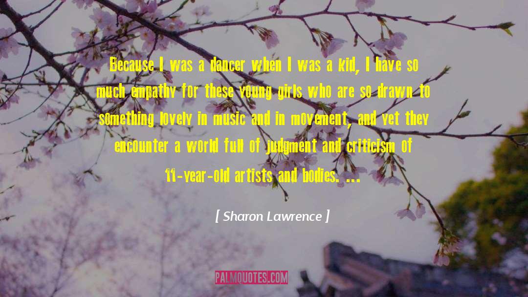 Self Judgment quotes by Sharon Lawrence