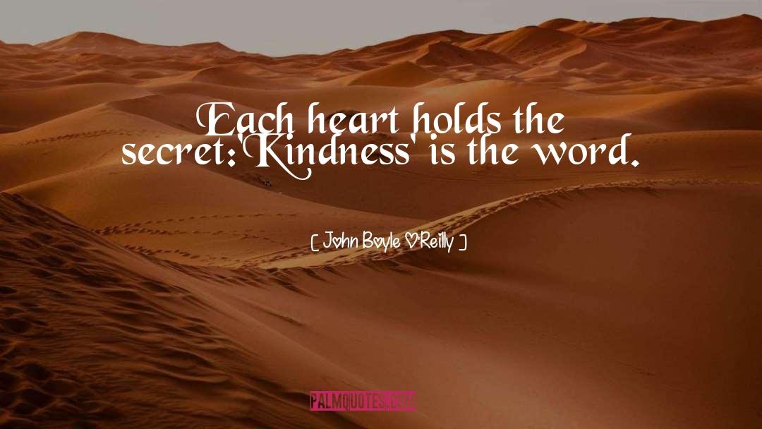 Self Kindness quotes by John Boyle O'Reilly