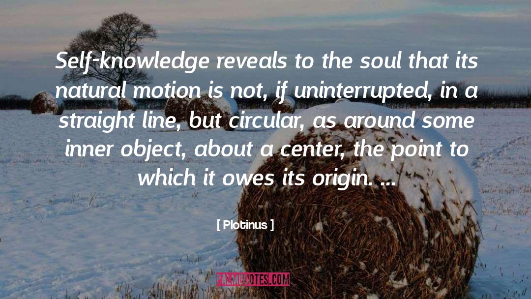 Self Knowledge quotes by Plotinus