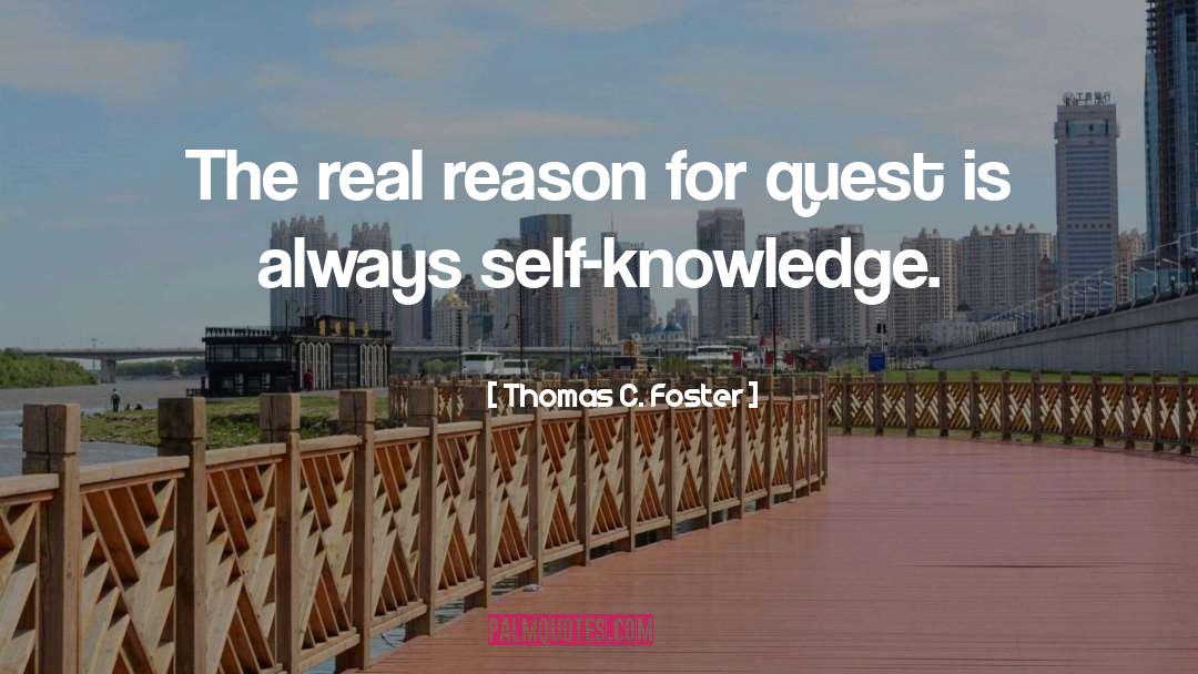 Self Knowledge quotes by Thomas C. Foster