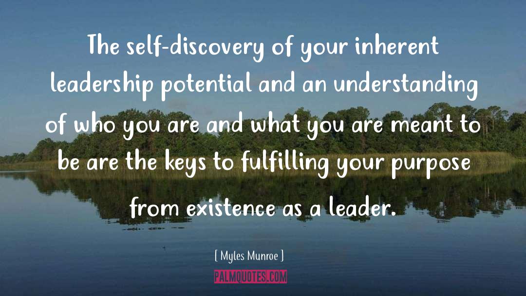 Self Leader quotes by Myles Munroe