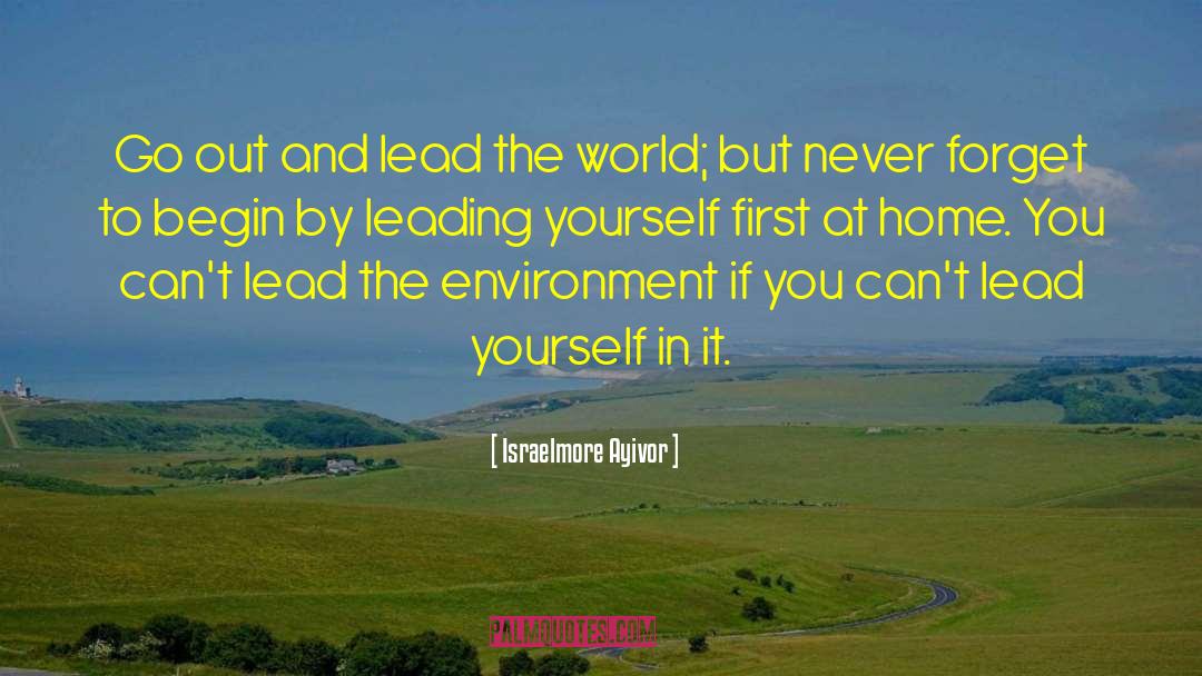 Self Leadership quotes by Israelmore Ayivor