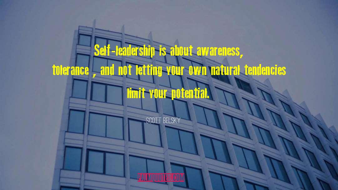 Self Leadership quotes by Scott Belsky