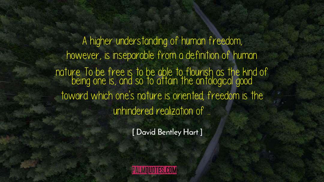 Self Limitation quotes by David Bentley Hart