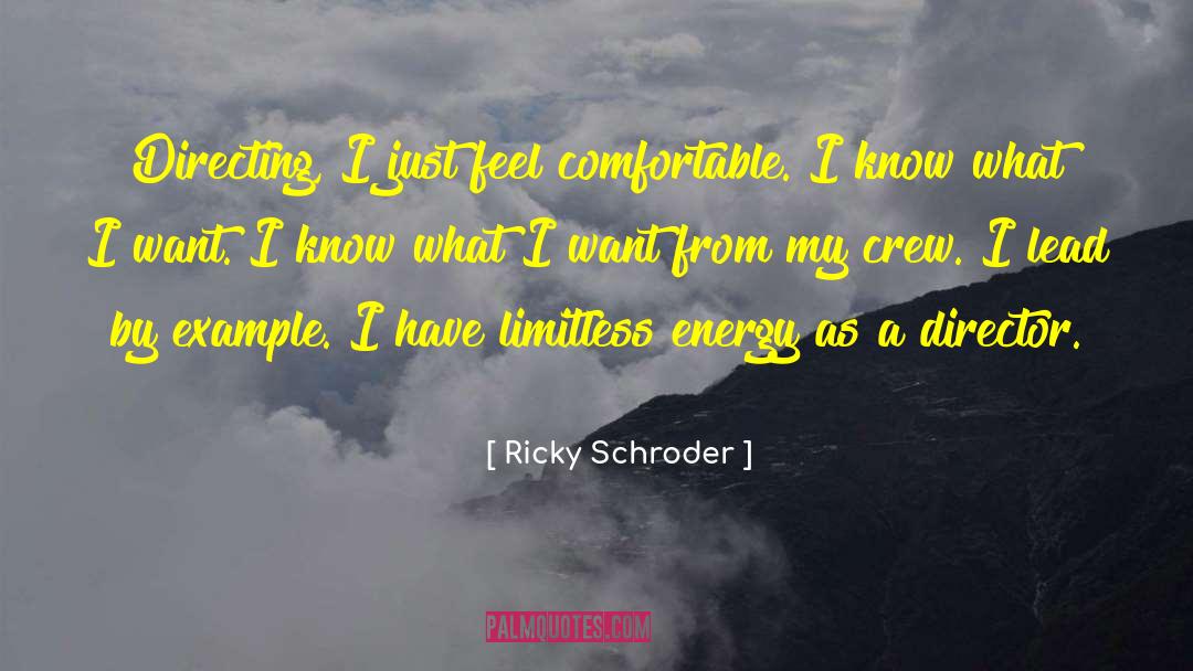 Self Limitless quotes by Ricky Schroder