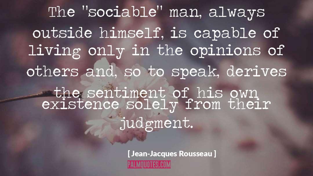 Self Living quotes by Jean-Jacques Rousseau